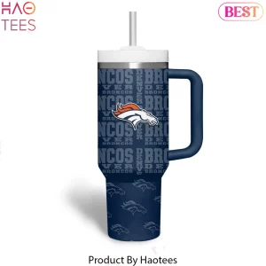 Denver Broncos Personalized 40oz Tumbler with Handle
