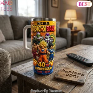 Dragon Ball 40th Anniversary 1986-2026 Personalized 3D Inflated Insulated Tumbler