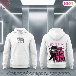 Ed Sheeran Loop Tour 2026 North America Concert Graphic Pullover Hoodie