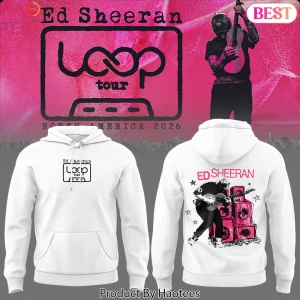 Ed Sheeran Loop Tour 2026 North America Concert Graphic Pullover Hoodie
