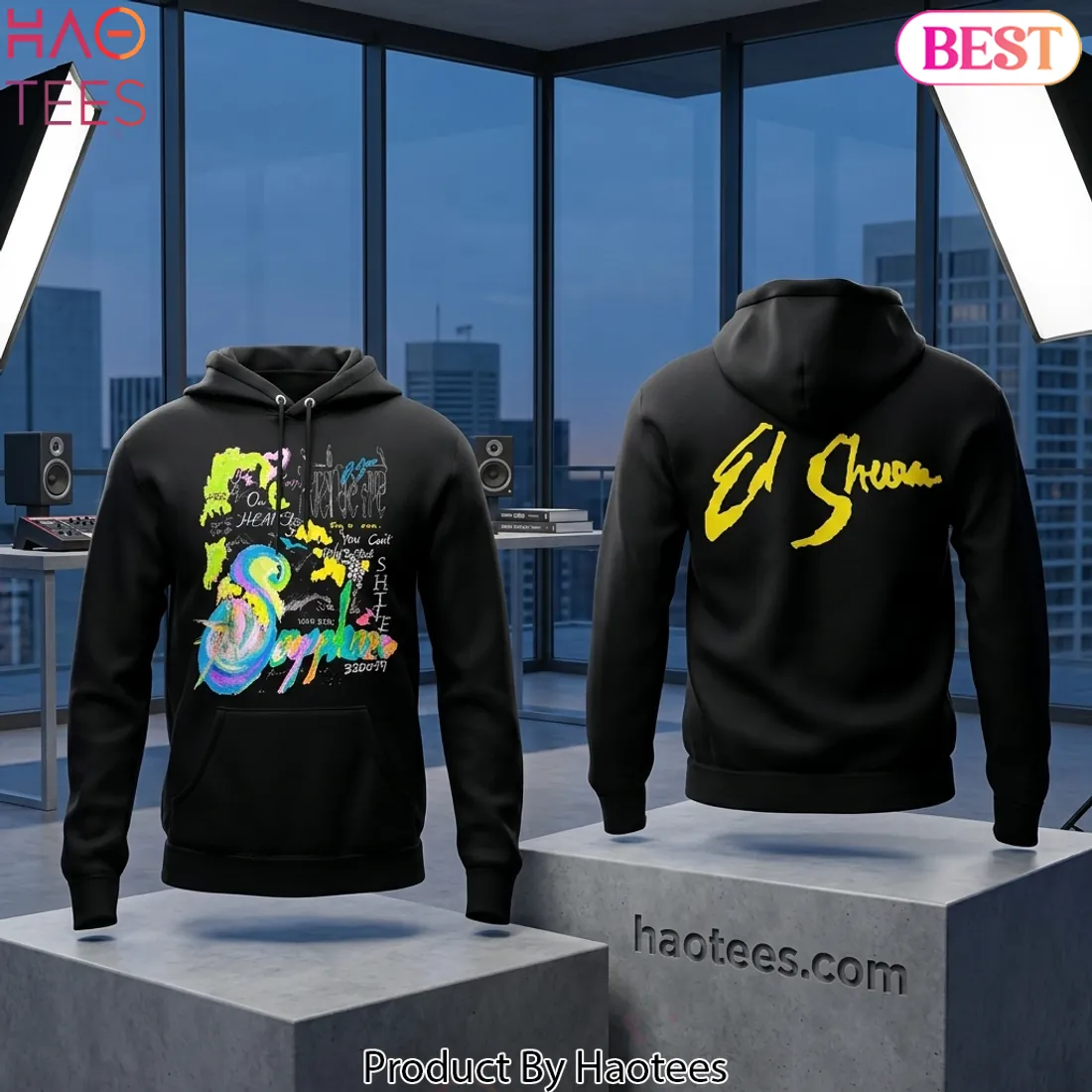Ed Sheeran Loop Tour North America 2026 Commemorative Graphic Hoodie