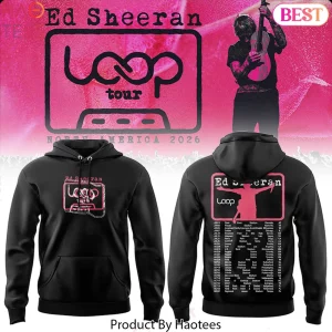 Ed Sheeran Loop Tour North America 2026 Concert Dates Hoodie