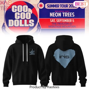 Goo Goo Dolls Summer Tour 2026 Iris Heart Concert Hoodie