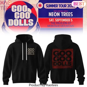 Goo Goo Dolls Summer Tour 2026 Neon Trees Concert Hoodie