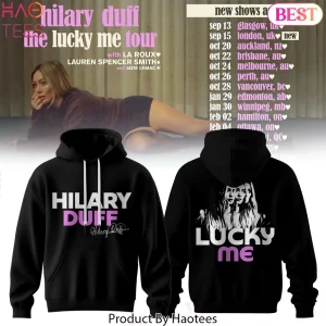 Hilary Duff Lucky Me Tour Concert Fan Hoodie