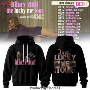 Hilary Duff The Lucky Me Tour Signature Hoodie