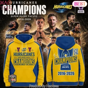Hurricanes 2026 Super Rugby Pacific Champions Commemorative Hoodie