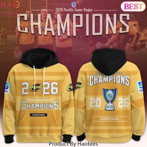 Hurricanes Super Rugby Pacific 2026 Champions Commemorative 3D Hoodie