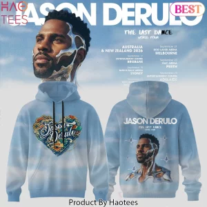 Jason Derulo The Last Dance World Tour 2026 Sky Blue Hoodie