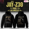 Jay-Z 30 Paris Los Angeles Tour Commemorative Graphic Hoodie Jay-Z 30 Paris Los Angeles Tour Commemorative Graphic Hoodie