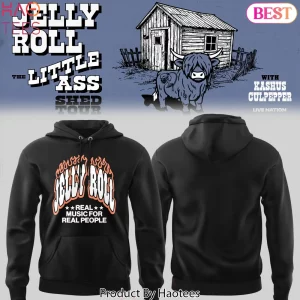 Jelly Roll The Little Ass Shed Tour Official Black Hoodie