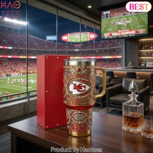 Kansas City Chiefs World Champions Luxury YETI Insulated Tumbler