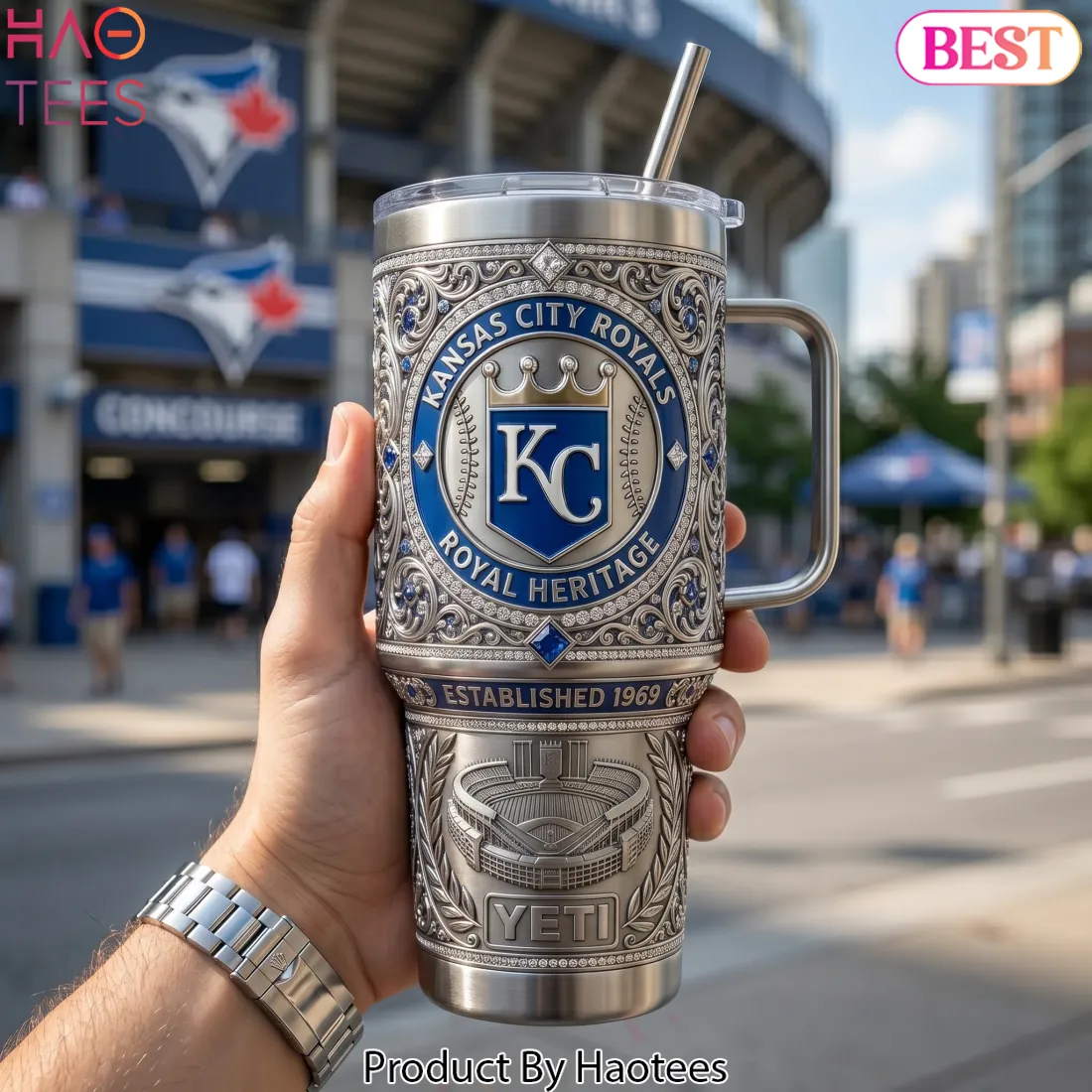 Kansas City Royals Luxury Royal Heritage Est. 1969 Tumbler Kansas City Royals Luxury Royal Heritage Est. 1969 Tumbler