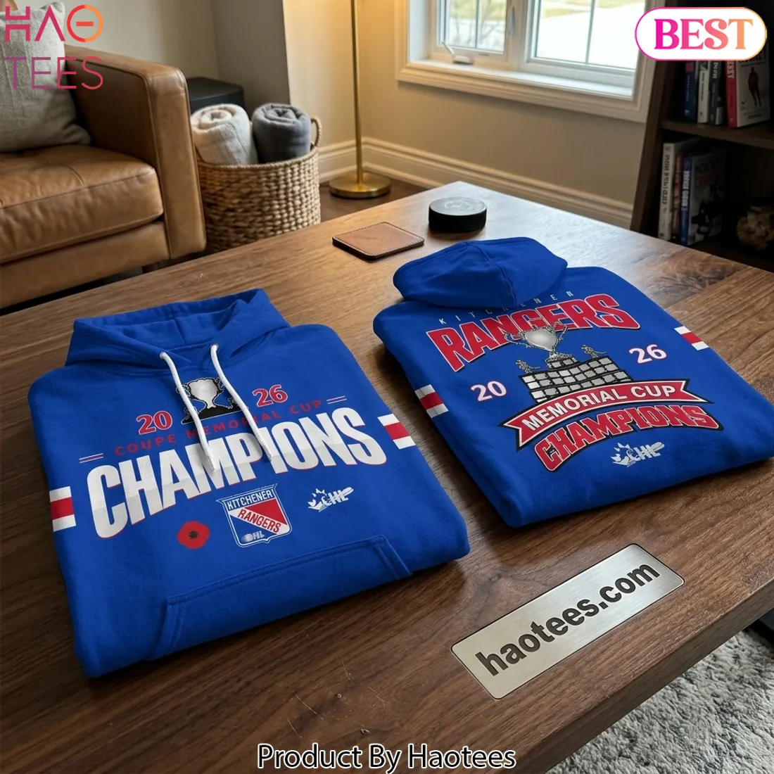 Kitchener Rangers 2026 Memorial Cup Champions Commemorative Hoodie