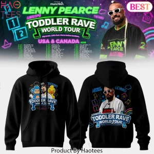 Lenny Pearce Toddler Rave World Tour 2026 Techno Hoodie