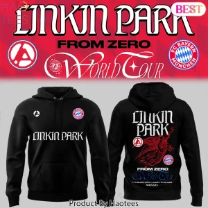 Linkin Park From Zero World Tour and FC Bayern Munich Allianz Arena Pullover Hoodie Linkin Park From Zero World Tour and FC Bayern Munich Allianz Arena Pullover Hoodie