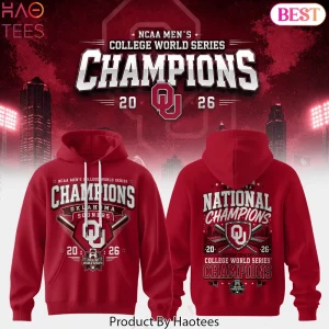NCAA Men’s College World Series Champions Oklahoma Sooners 2026 Hoodie