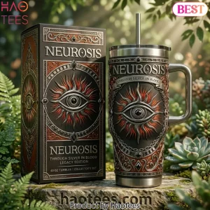 Neurosis Through Silver In Blood Legacy Edition 40oz Tumbler with Lid and Straw Neurosis Through Silver In Blood Legacy Edition 40oz Tumbler with Lid and Straw