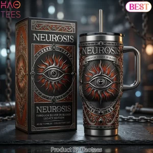 Neurosis Through Silver In Blood Legacy Edition 40oz Tumbler with Lid and Straw