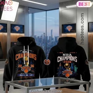 New York Knicks 2026 NBA Champions Back On Top Pullover Hoodie