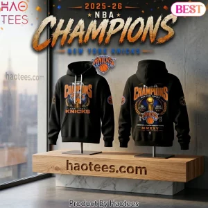 New York Knicks 2026 NBA Champions Commemorative Graphic Hoodie
