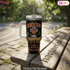 New York Knicks 2026 NBA Champions Commemorative Travel Tumbler