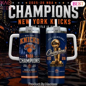 New York Knicks 2026 NBA Champions Commemorative Tumbler
