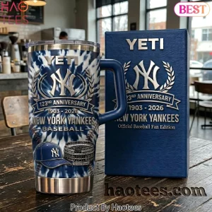 New York Yankees 123rd Anniversary 1903-2026 Official Fan Edition Tie Dye Handle Tumbler New York Yankees 123rd Anniversary 1903-2026 Official Fan Edition Tie Dye Handle Tumbler