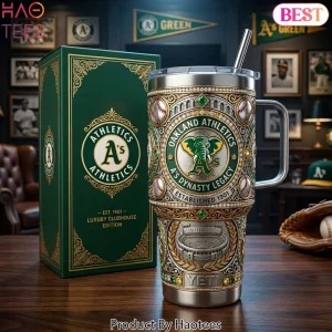 Oakland Athletics Dynasty Legacy 40oz Insulated Tumbler