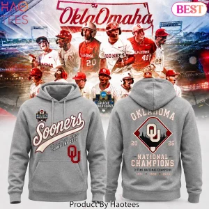 Oklahoma Sooners Baseball 2026 National Champions Hoodie