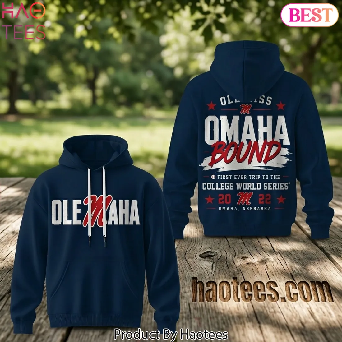 Ole Miss Rebels Olemaha Omaha Bound 2026 College World Series Hoodie Ole Miss Rebels Olemaha Omaha Bound 2026 College World Series Hoodie