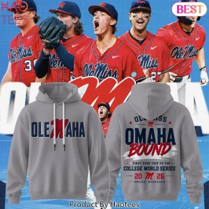 Ole Miss Rebels Olemaha Omaha Bound College World Series Hoodie