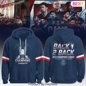 Paris Saint-Germain Champions Budapest 26 UEFA Champions League Hoodie