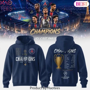 Paris Saint-Germain UEFA Champions League 2026 Commemorative Hoodie