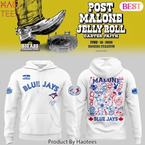 Post Malone Jelly Roll Big Ass Stadium Tour 2026 Rogers Stadium Hoodie