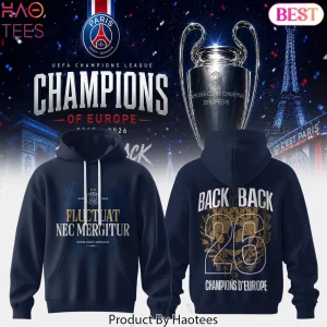 PSG Champions League Back 2 Back 2026 Hoodie