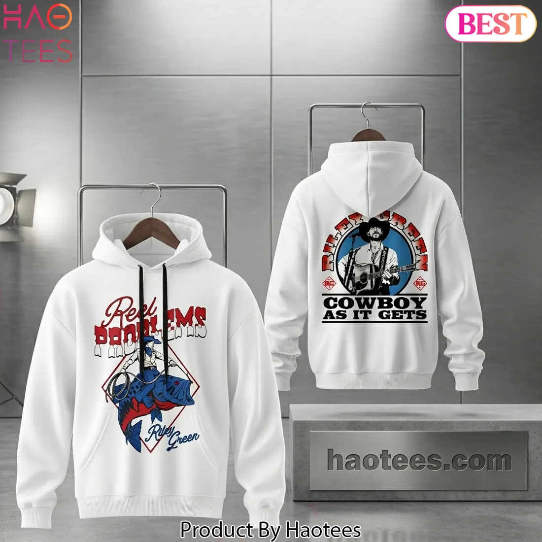 Riley Green Cowboy As It Gets Tour 2026 Concert Graphic Hoodie