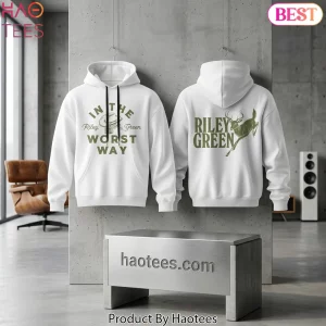 Riley Green Cowboy As It Gets Tour 2026 Concert Hoodie