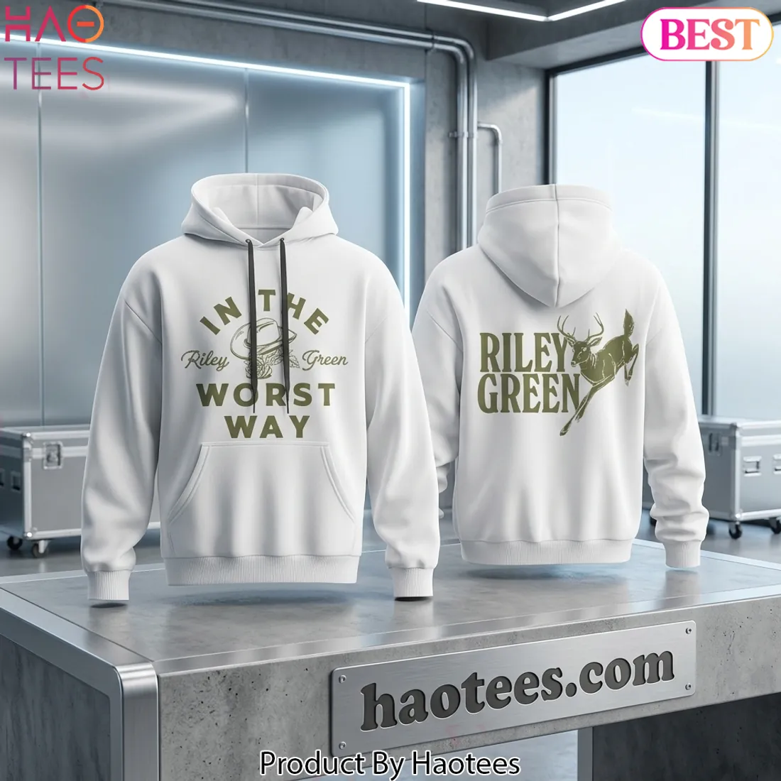 Riley Green Cowboy As It Gets Tour 2026 Concert Hoodie