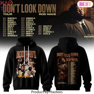 Rod Wave Don’t Look Down Tour Vintage Graphic Concert Hoodie