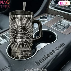 San Antonio Spurs Basketball 53rd Anniversary 1973-2026 Commemorative Handle Tumbler