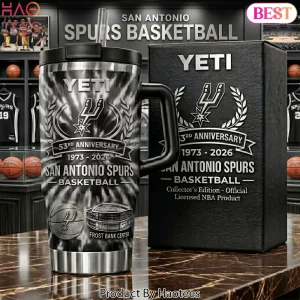 San Antonio Spurs Basketball 53rd Anniversary 1973-2026 Commemorative Handle Tumbler