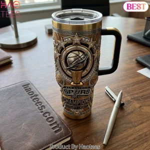 San Antonio Spurs Dynasty Legacy Premium Gold and Silver Handle Tumbler