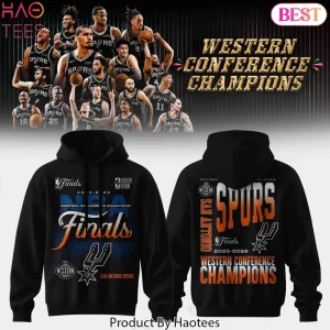 San Antonio Spurs Western Conference Champions 2025-2026 Finals Hoodie