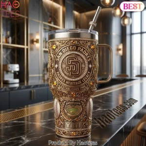 San Diego Padres Heritage Legacy Luxury 40oz Tumbler San Diego Padres Heritage Legacy Luxury 40oz Tumbler
