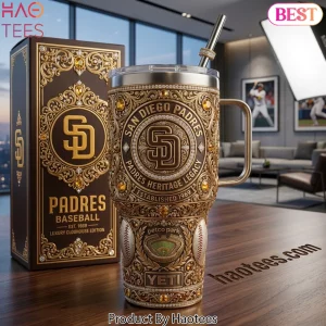 San Diego Padres Heritage Legacy Luxury 40oz Tumbler