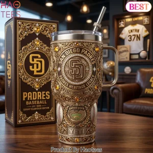 San Diego Padres Heritage Legacy Luxury 40oz Tumbler