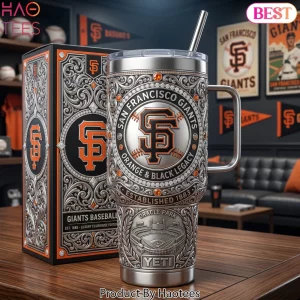 San Francisco Giants Established 1883 Luxury Embellished 40oz Tumbler