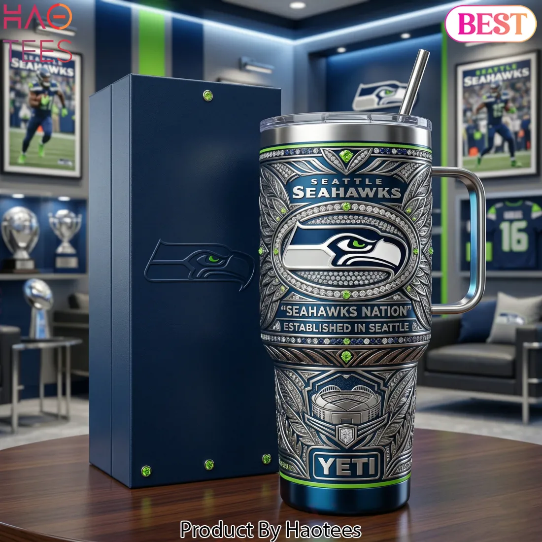 Seattle Seahawks Yeti “Seahawks Nation” Established in Seattle Premium Tumbler Seattle Seahawks Yeti “Seahawks Nation” Established in Seattle Premium Tumbler