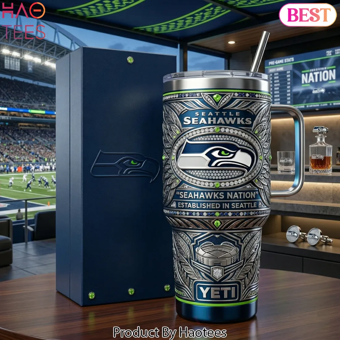 Seattle Seahawks Yeti “Seahawks Nation” Established in Seattle Premium Tumbler Seattle Seahawks Yeti “Seahawks Nation” Established in Seattle Premium Tumbler